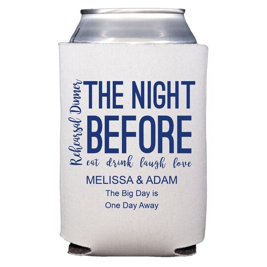 The Night Before Collapsible Koozies